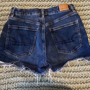 Blue Denim Cutoff Shorts